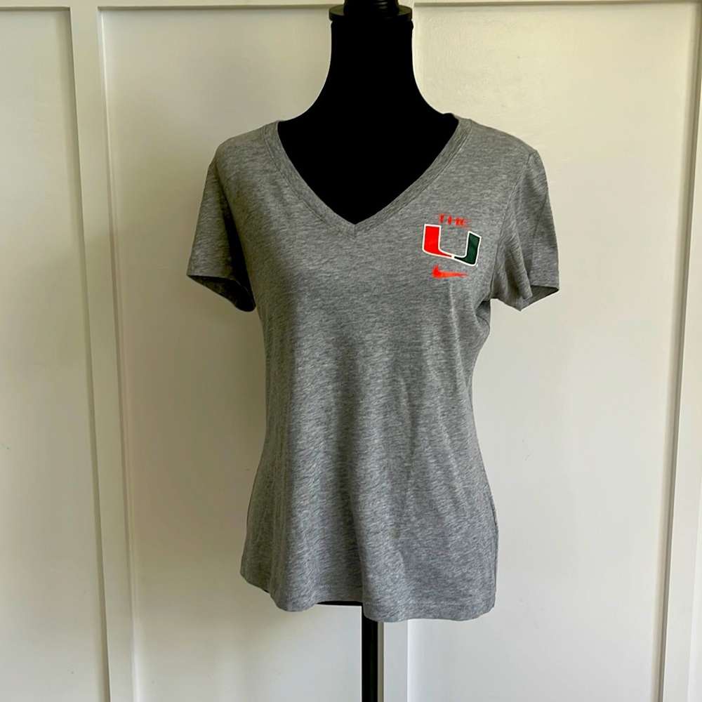 University of Miami large Nike T-shirt